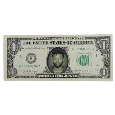 Jarvis Landry Famous Face Dollar Bill