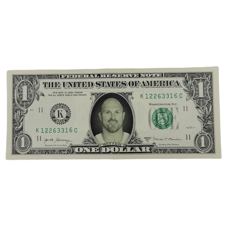 Jason Witten Famous Face Dollar Bill