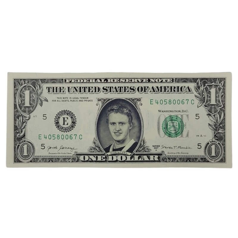 Jake Guentzel Famous Face Dollar Bill