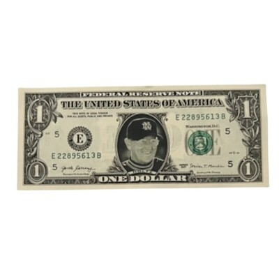 Lou Holtz Famous Face Dollar Bill