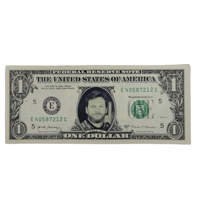 Dale Earnhardt Jr. Famous Face Dollar Bill
