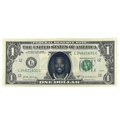 Fred Jackson Famous Face Dollar Bill