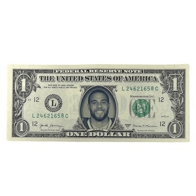 Micah Hyde Famous Face Dollar Bill