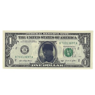 Brian Dawkins Famous Face Dollar Bill