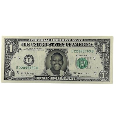 Michael Irvin Famous Face Dollar Bill