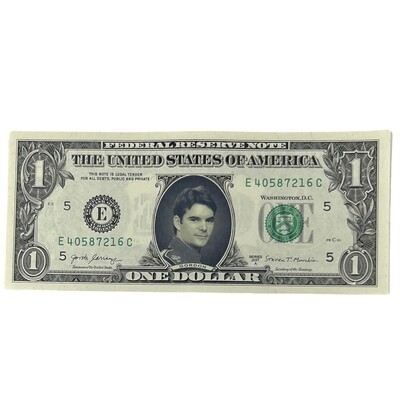 Jeff Gordon Famous Face Dollar Bill Jeff Gordon Famous Face Dollar Bill