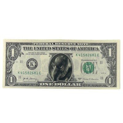 Spiderman Famous Face Dollar Bill