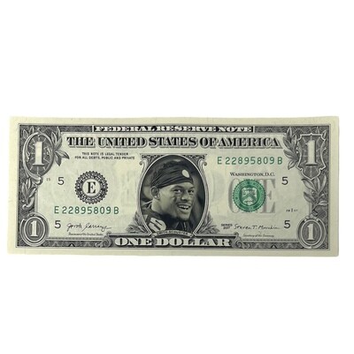 Juju Smith-Schuster Famous Face Dollar Bill
