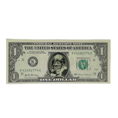 Jack Lambert Famous Face Dollar Bill