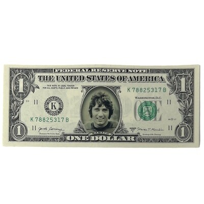 Joe Namath Famous Face Dollar Bill Joe Namath Famous Face Dollar Bill