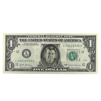 John Elway Famous Face Dollar Bill