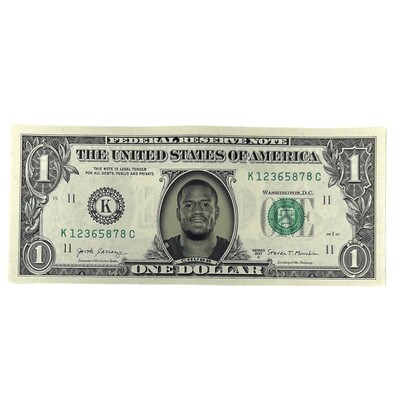 Nick Chubb Famous Face Dollar Bill