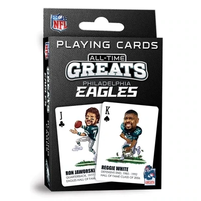 Philadelphia Eagles All Time Greats NFL Playing Cards