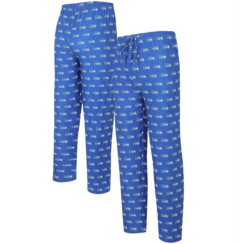 Seattle Seahawks Men's Retro Concepts Sport Gauge Knit Pajama Pants