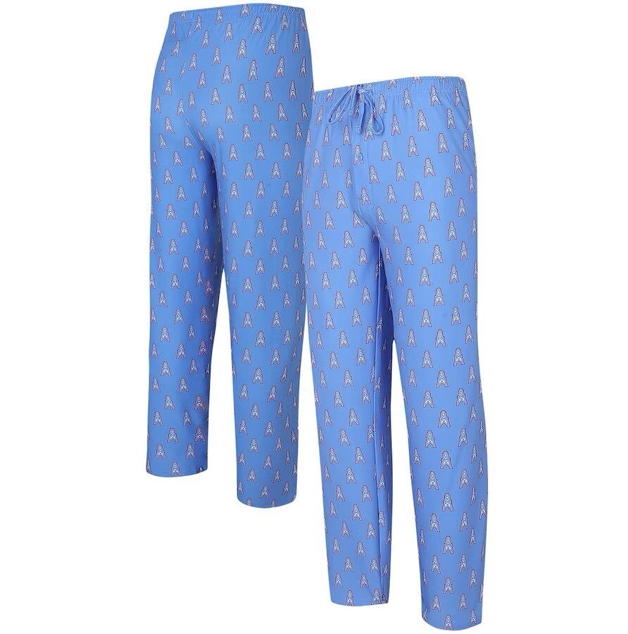 Houston Oilers Men's Retro Concepts Sport Gauge Pajama Pants
