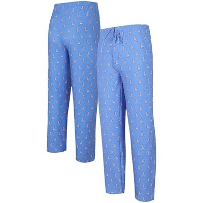 Houston Oilers Men's Retro Concepts Sport Gauge Knit Pajama Pants