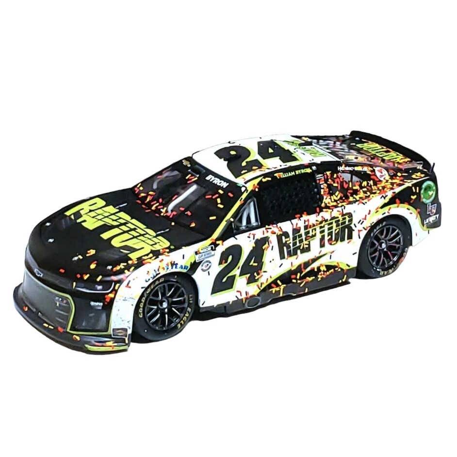 William Byron #24 Raptor Las Vegas Win 2023 Camaro ZL1 Limited Edition 1:64 Scale Diecast Car