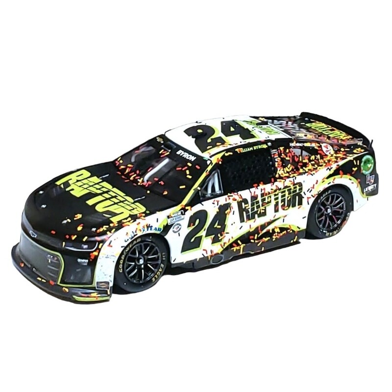 William Byron #24 Raptor Las Vegas Win 2023 Camaro ZL1 Limited Edition 1:64 Scale Diecast Car