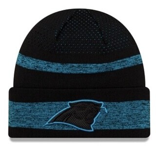 Carolina Panthers Men's New Era Sideline Cuffed Knit Hat