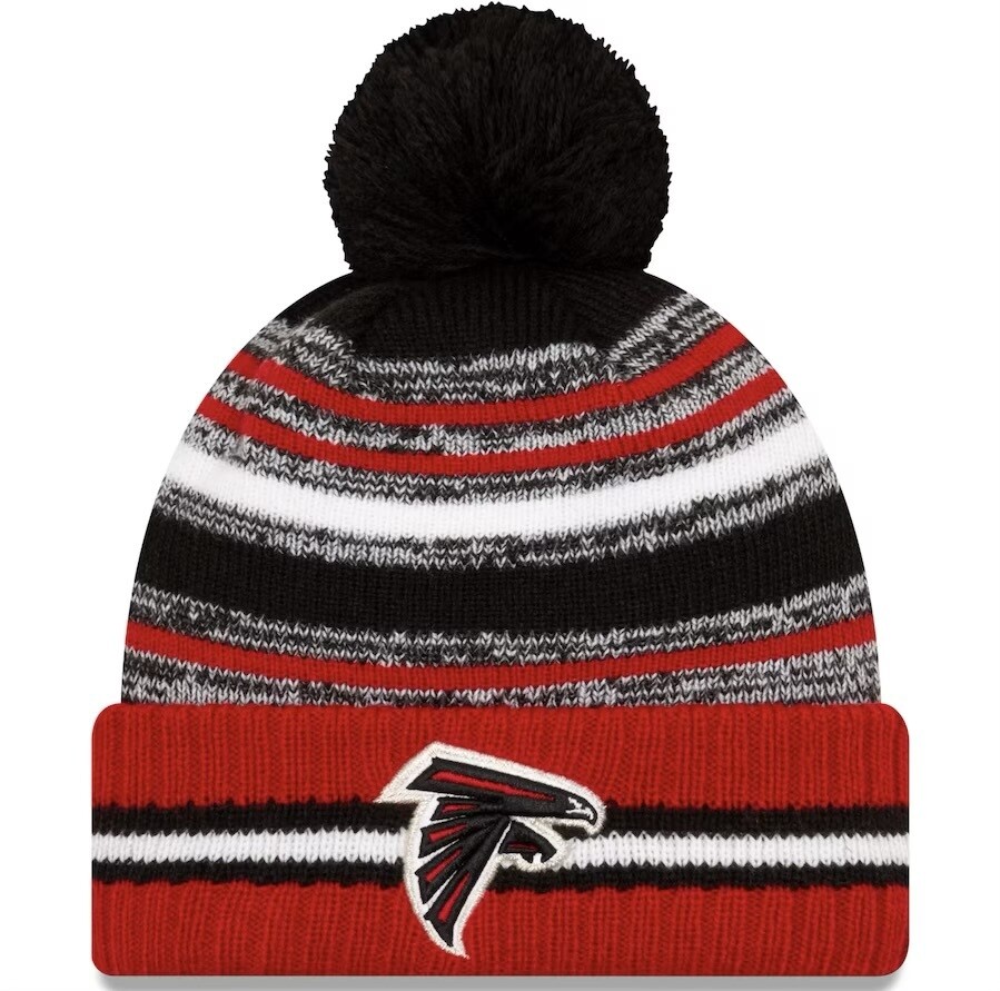 Atlanta Falcons Men’s New Era NFL Sport Pom Cuffed Knit Hat