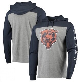 Chicago Bears Men’s Slate Gray 47 Wooster Lightweight Hoodie