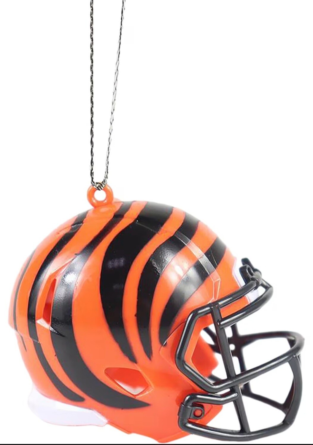 Cincinnati Bengals Team Helmet Christmas Ornament