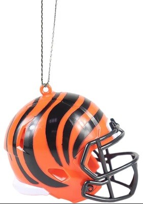 Cincinnati Bengals Team Helmet Christmas Ornament