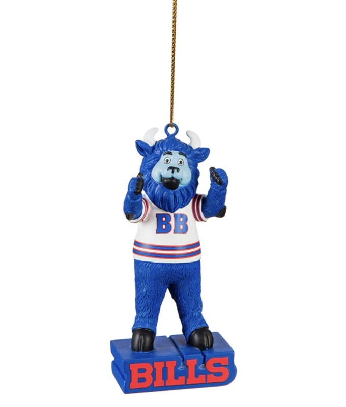 Buffalo Bills Mascot Statue Christmas Ornament Buffalo Bills Mascot Statue Christmas Ornament