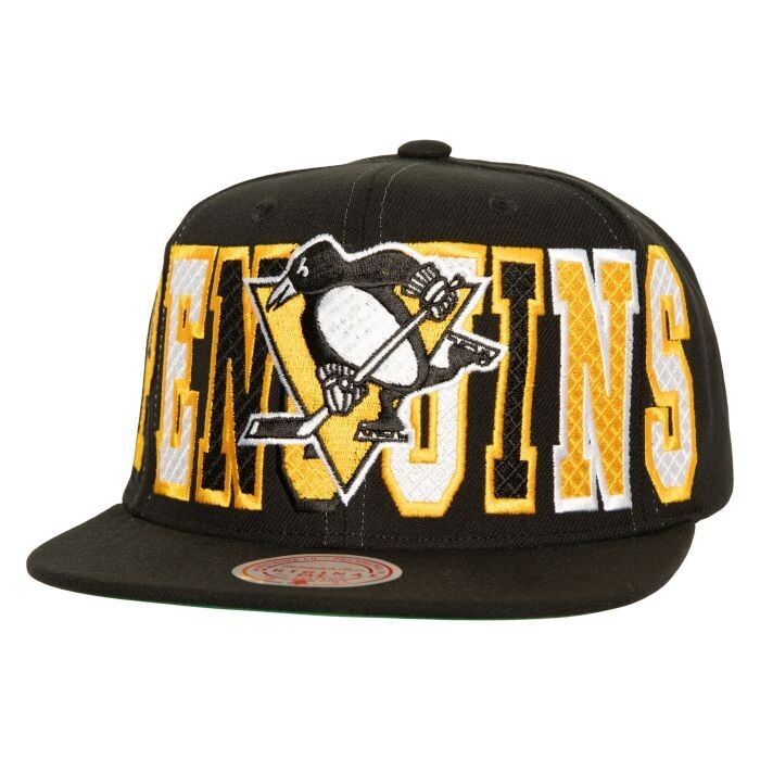Pittsburgh Penguins Men’s NHL Varsity Bust Vintage Mitchell & Ness Snapback Hat