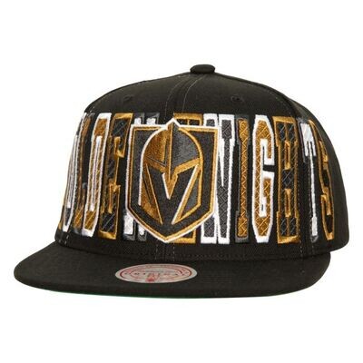 Vegas Golden Knights Men’s NHL Varsity Bust Vintage Mitchell & Ness Snapback Hat