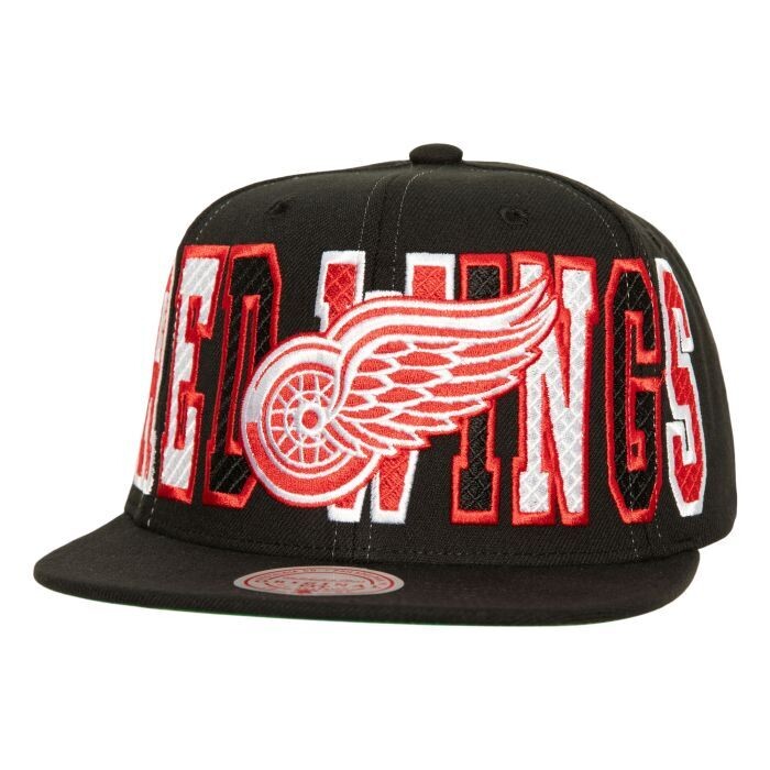 Detroit Red Wings Men’s NHL Varsity Bust Vintage Mitchell & Ness Snapback Hat