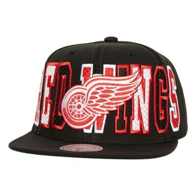 Detroit Red Wings Men’s NHL Varsity Bust Vintage Mitchell & Ness Snapback Hat