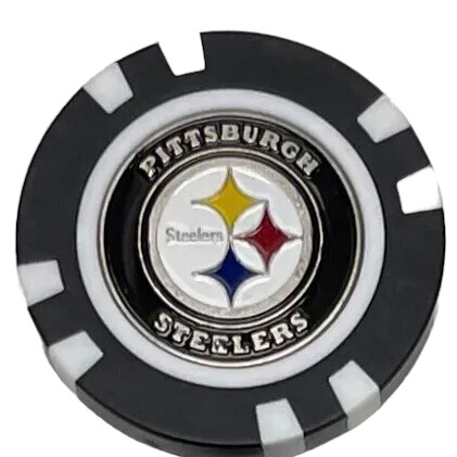Pittsburgh Steelers Golf Ball Marker Poker Chip