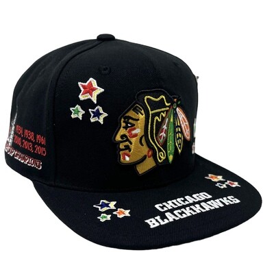 Chicago Blackhawks Men’s NHL All Out Mitchell & Ness Snapback Hat