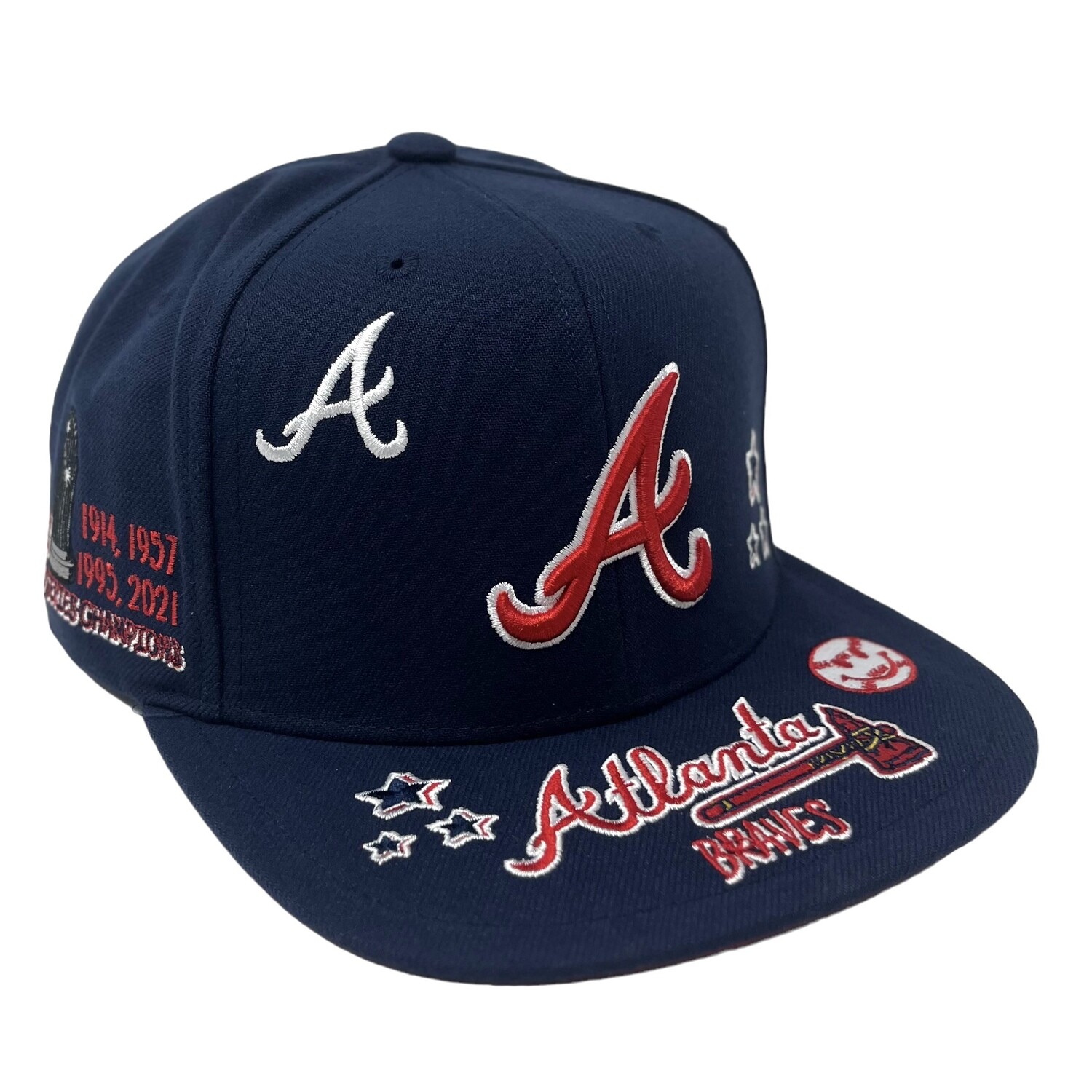 Atlanta Braves Men’s MLB All Out Mitchell & Ness Snapback Hat