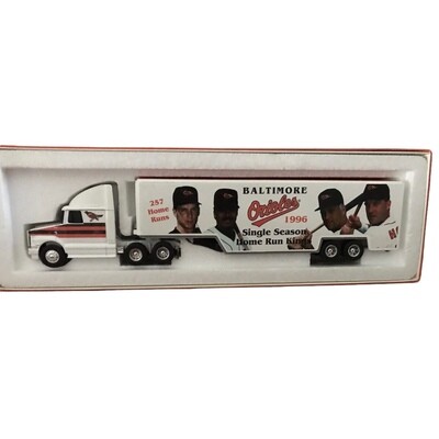 Baltimore Orioles 1996 Commemorative 1:64 Scale Diecast Transporter Truck
