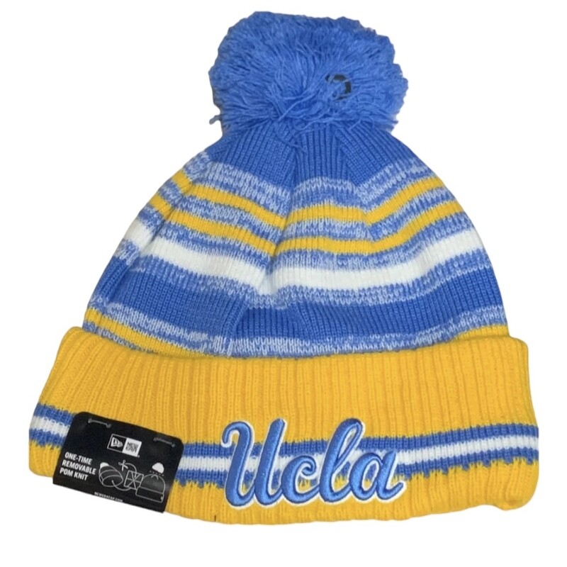 UCLA Bruins Men's New Era Cuffed Pom Knit Hat UCLA Bruins Men's New Era Cuffed Pom Knit Hat