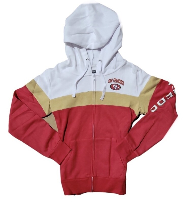 San Francisco 49ers Women’s New Era Apparel Full Zip Hoodie