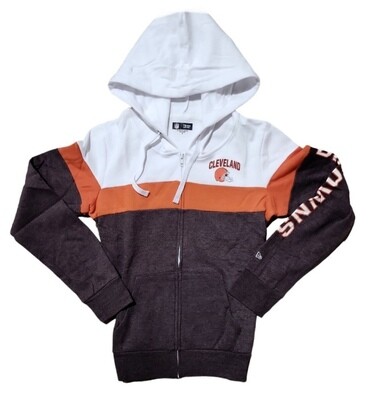 Cleveland Browns Women’s New Era Apparel Full Zip Hoodie