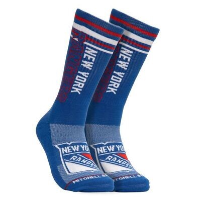New York Rangers Men’s NHL Power Play Crewneck Socks