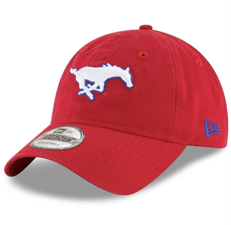 SMU Mustangs Men's New Era 9Twenty Core Adjustable Hat