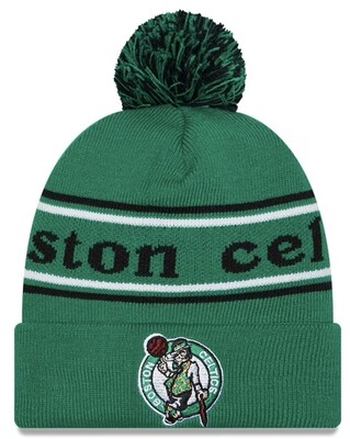 Boston Celtics Men's New Era Kelly Green Marquee Cuffed Knit Hat