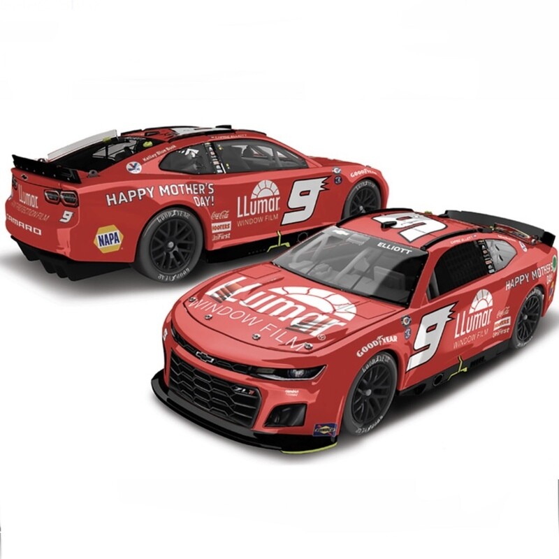 Chase Elliott NASCAR 2021 #9 Llumar COTA Win Camaro ZL1 - 1:24 Premium