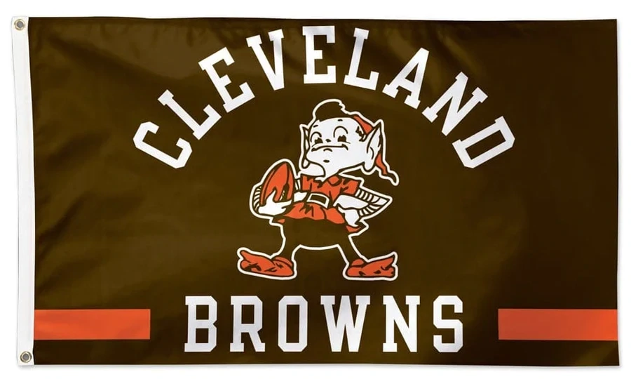 Cleveland Browns Brownie 3' x 5' Deluxe Flag