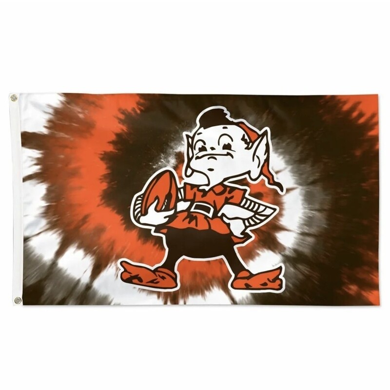 Cleveland Browns Brownie Tie Dye 3' x 5' Deluxe Flag