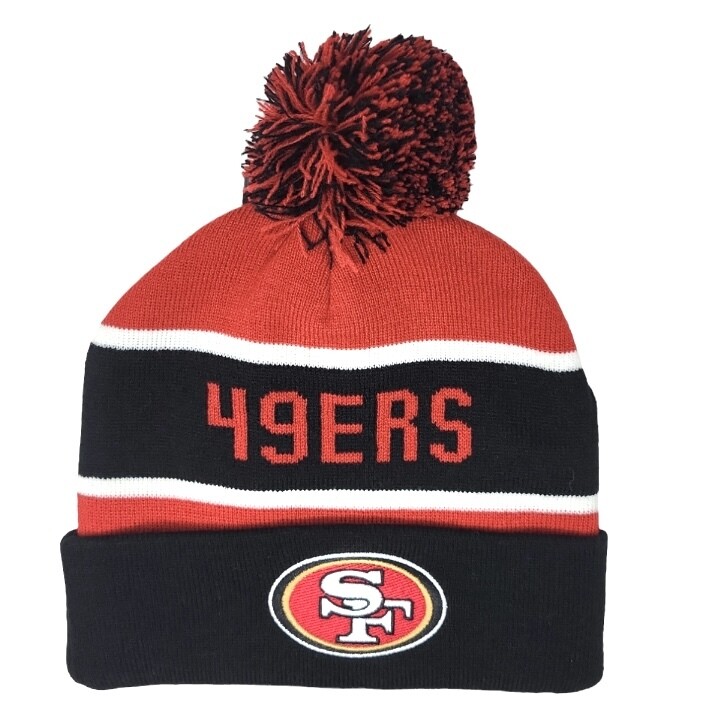 San Francisco 49ers Men's Starter Cuffed Pom Knit Hat