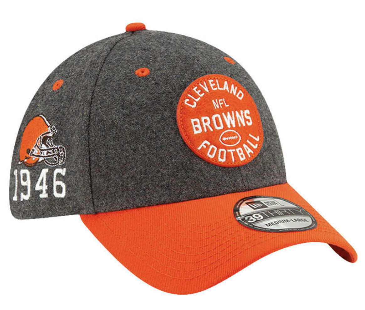 Cleveland Browns Men's New Era 39Thirty 1946 Celebration Flex Fit Hat