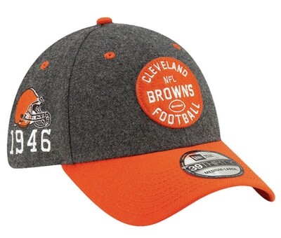 Cleveland Browns Men's New Era 39Thirty 1946 Celebration Flex Fit Hat