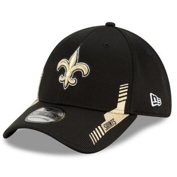 New Orleans Saints Men’s New Era NFL Sideline Home 39Thirty Stretch Fit Hat