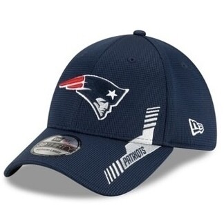 New England Patriots Navy Men’s New Era NFL Sideline Home 39Thirty Stretch Fit Hat
